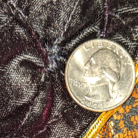 RARE 80s Marguerite Rubel Quilted Jacket with gold-tone lace ribbon trim - Picture 15 of 15